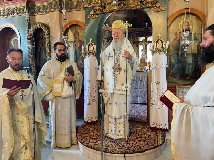 Ο ΜΗΤΡΟΠΟΛΙΤΗΣ ΧΑΛΚΙΔΟΣ ΣΤΟ ΜΑΚΡΥΜΑΛΛΗ ΜΕΣΣΑΠΙΩΝ