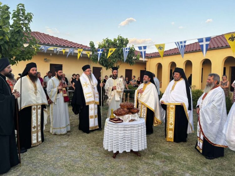 Ο Μητρ. Λαρίσης χοροστάτησε στον Εσπερινό των Αγίων Πάντων στην υπό σύσταση ομώνυμη Ιερά Μονή
