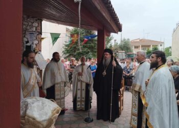 O Eσπερινός της Δεσποτικής εορτής της Αναλήψεως στον Τύρναβο