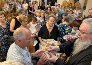 Εσπερινός oνομαστηρίων Μητροπολίτου Λαρίσης και Τυρνάβου Ιερωνύμου