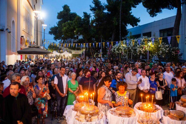 Παρουσία πλήθους πιστών  ο πανηγυρικός εσπερινός της Αναλήψεως του Κυρίου στην Καλαμάτα