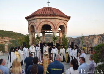 ΜΕΤΕΩΡΑ | Πανηγυρικός Εσπερινός στην εορτάζουσα Ιερά Μονή Αγίων Πάντων Βαρλαάμ