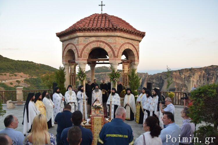 ΜΕΤΕΩΡΑ | Πανηγυρικός Εσπερινός στην εορτάζουσα Ιερά Μονή Αγίων Πάντων Βαρλαάμ