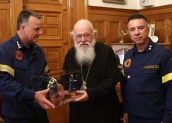 Συνάντηση Αρχιεπισκόπου με τον Γ.Γ. της ΠΟΕΥΠΣ