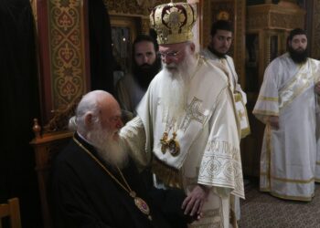 Ο Αρχιεπίσκοπος στο Ιερό Προσκύνημα Αναστάσεως Χριστού Σπάτων