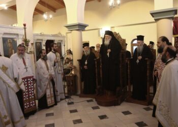 Εσπερινός oνομαστηρίων Αρχιεπισκόπου Ιερωνύμου