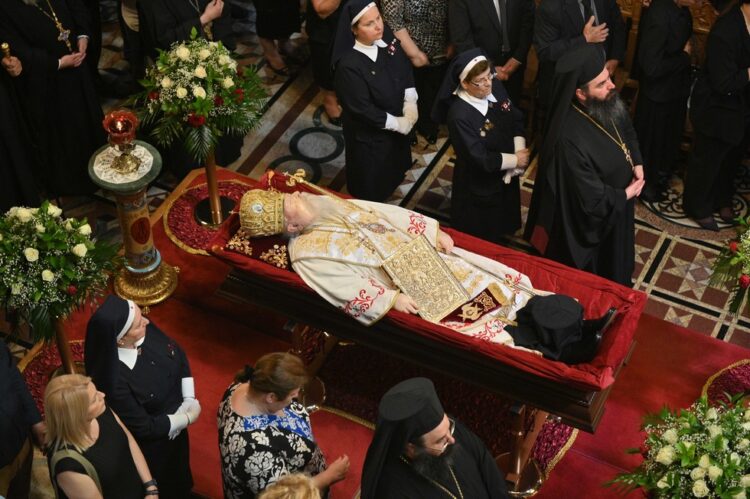 Φωτορεπορτάζ από την εξόδιο Ακολουθία του μακαριστού Μητροπολίτη πρώην Κίτρους κυρού Αγαθονίκου