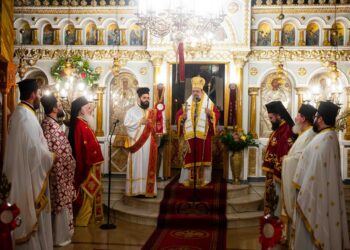 Αγρυπνία στον Ιερό Ναό της Αναστάσεως του Χριστού Καλαμάτας για την Απόδοση του Πάσχα