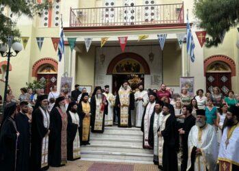 Υποδοχή Ιεράς θαυματουργού Εικόνος Παναγίας Δαμάστας στο Ηράκλειο Αττικής