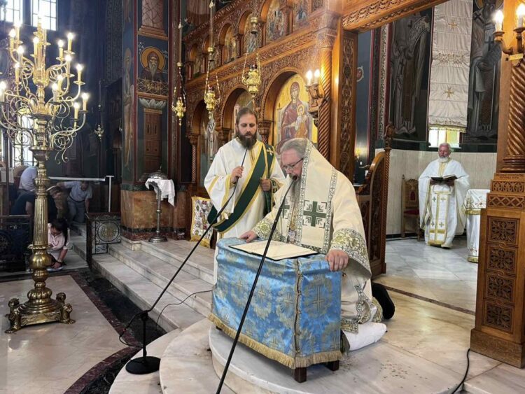 Κυριακή της Πεντηκοστής στον Ιερο Ναο Αγίου Ιωαννού Κυνηγού