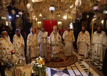 Με λαμπρότητα ο εορτασμός του Αγίου Αυγουστίνου Ιππώνος στο Τρίκορφο