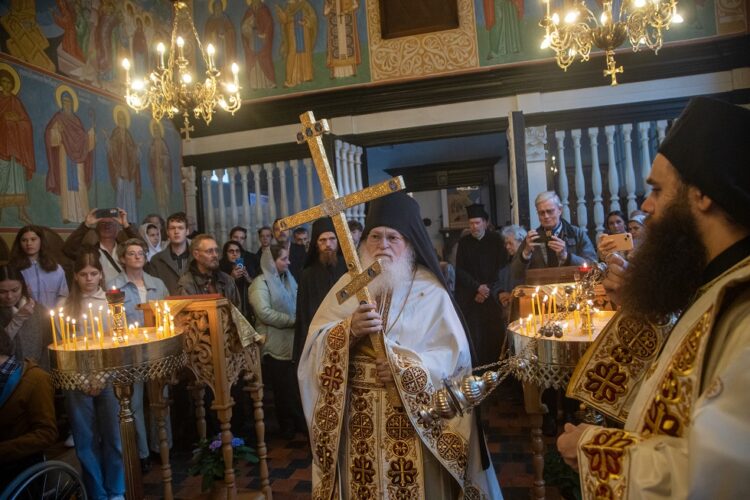 Ο Ηγούμενος της Ιεράς Μεγίστης Μονής Βατοπαιδίου στην Ιερά Μητρόπολη Βελγίου
