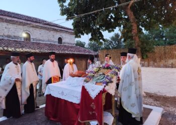 Ο Εσπερινός του Προφήτου Ηλιού στην Ι.Μ. Θεσσαλιώτιδος