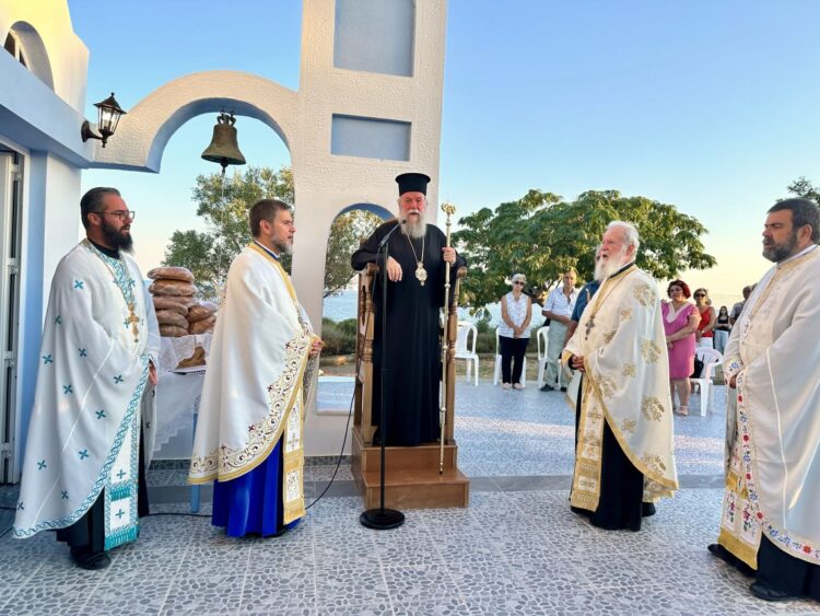 Πανηγυρικός Εσπερινός εορτής Αγίας Μαρίνης στις Κατασκηνώσεις Νέας Περάμου