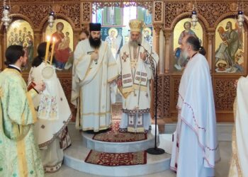 Χειροτονία νέου Διακόνου από τον Μητροπολίτη Θεσσαλιώτιδος Τιμόθεο