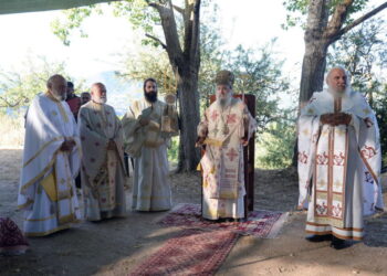 Στό «πάτημα» τοῦ Ἁγίου Ἀνδρέου, στό Λεόντιο Πατρῶν