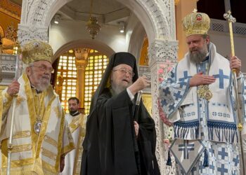 ΠΟΛΥΑΡΧΙΕΡΑΤΙΚΟ ΣΥΛΛΕΙΤΟΥΡΓΟ ΓΙΑ ΤΟΝ ΕΟΡΤΑΣΜΟ ΠΕΝΗΝΤΑ ΕΤΩΝ (ΧΡΥΣΟ ΙΩΒΗΛΑΙΟ) ΑΡΧΙΕΡΩΣΥΝΗΣ ΤΟΥ ΠΑΝΑΓΙΩΤΑΤΟΥ ΜΗΤΡΟΠΟΛΙΤΟΥ ΠΡΩΗΝ ΘΕΣΣΑΛΟΝΙΚΗΣ κ. ΑΝΘΙΜΟΥ