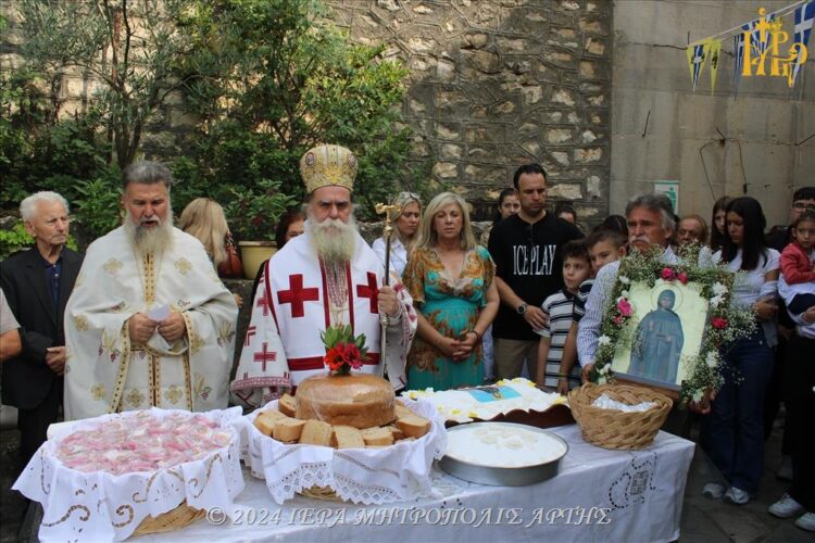 Ο Μητροπολίτης Άρτης στην πανηγυρίζουσα ενορία Ματσουκίου