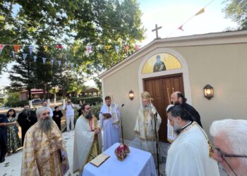 ΕΓΚΑΙΝΙΑΣΘΗΚΕ Ι. ΝΑΟΣ ΤΟΥ ΟΣΙΟΥ ΠΑΪΣΙΟΥ ΣΤΗΝ ΙΕΡΑ ΜΗΤΡΟΠΟΛΗ ΧΑΛΚΙΔΟΣ