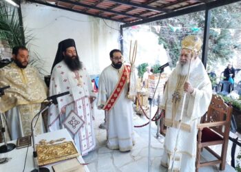 Ο ΜΗΤΡΟΠΟΛΙΤΗΣ ΧΑΛΚΙΔΟΣ ΣΤΗΝ ΕΥΒΟΪΚΗ ΥΠΑΙΘΡΟ