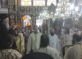ΕΟΡΤΑΣΜΟΣ ΤΗΣ ΑΓΙΑΣ ΜΑΡΙΝΗΣ ΣΤΗΝ ΙΕΡΑ ΜΗΤΡΟΠΟΛΗ ΧΑΛΚΙΔΟΣ