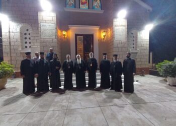 Ο ΜΗΤΡΟΠΟΛΙΤΗΣ ΘΗΒΩΝ ΚΑΙ ΣΥΝΕΡΓΑΤΕΣ ΤΟΥ ΣΤΗΝ ΙΕΡΑ ΜΗΤΡΟΠΟΛΗ ΧΑΛΚΙΔΟΣ