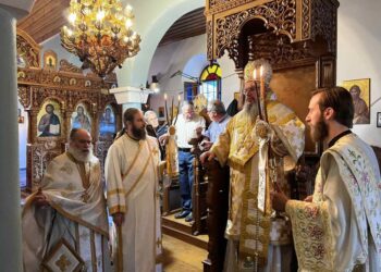 Η εορτή του Αγίου Παντελεήμονος στη Μητρ. Λαρίσης