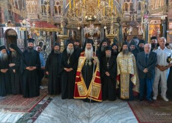 Ο Φθιώτιδος Συμεών στην Ι.Μ. Μεγίστης Λαύρας Αγίου Όρους