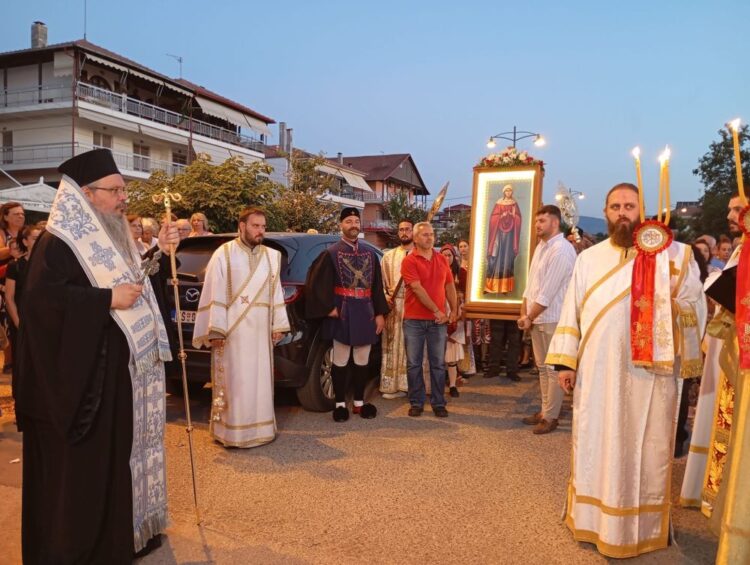 Πανηγυρικός Εσπερινός στον Ιερό Ναό της Αγίας Μαρίνας στους Νέους Πόρους