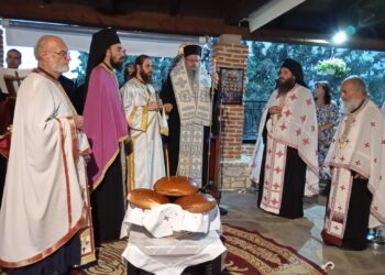 Μέγας Εσπερινός στην Πανηγυρίζουσα Ιερά Μονή του Προφήτου Ηλιού Τυρνάβου