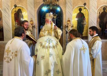 Χειροθεσία Οικονόμου στον Πτελεό