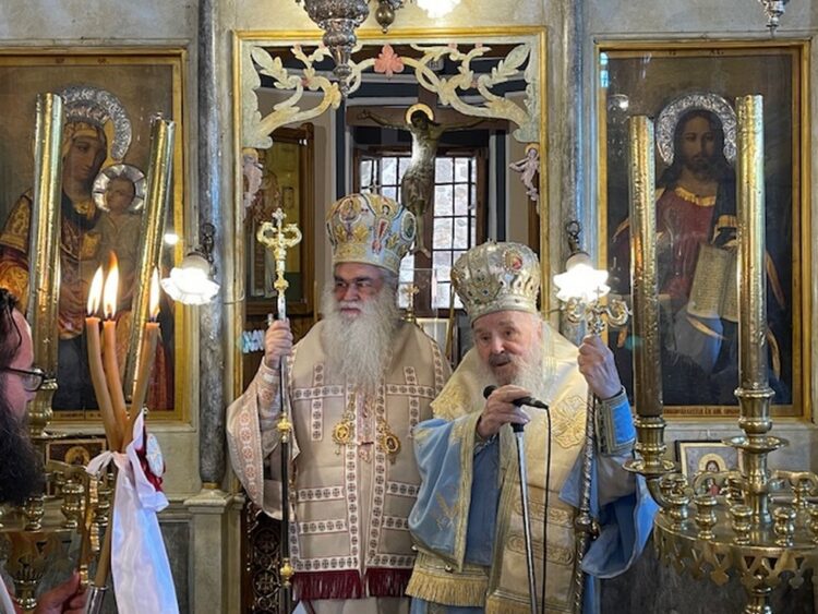 Με δισαρχιερατική  Θεία Λειτουργία εορτάστηκε ο Άγιος Παντελεήμων στο Μόλυβο της Λέσβου