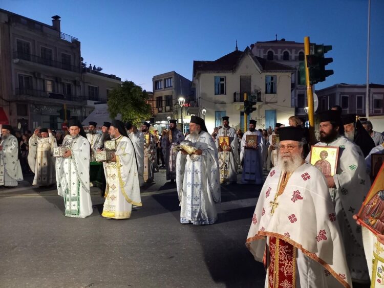 Με τη δέουσα λαμπρότητα εορτάστηκε η Σύναξη των εν τη Νήσω Λέσβω διαλαμψάντων Αγίων