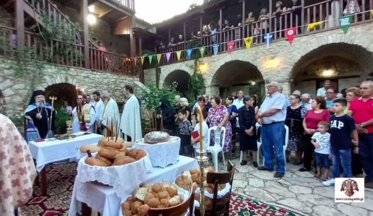 Ο Εσπερινός του μεγαλομάρτυρος Αγίου Προκοπίου στην ιστορική Ι.Μ. Καρυάς Κυνουρίας