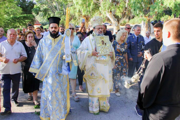 Ο εορτασμός της Κοιμήσεως της Θεοτόκου στην Ι. Μητρόπολη Μεσσηνίας