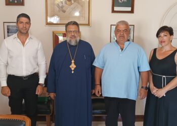 Στον Μητροπολίτη Μεσσηνίας ο Εθελοντικός Σύλλογος Πολιτικής Προστασίας Π.Ε. Μεσσηνίας