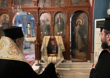 ΤΡΙΣΑΓΙΟΝ ΥΠΕΡ ΑΝΑΠΑΥΣΕΩΣ ΤΗΣ ΨΥΧΗΣ ΤΟΥ ΜΑΚΑΡΙΣΤΟΥ ΜΗΤΡΟΠΟΛΙΤΟΥ ΚΟΡΙΝΘΟΥ ΠΑΝΤΕΛΕΗΜΟΝΟΣ (ΚΑΡΑΝΙΚΟΛΑ)