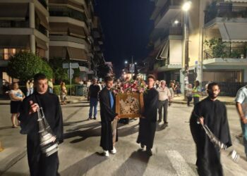 Ο Εσπερινός του Αγίου  Αλεξάνδρου στην Καρδίτσα