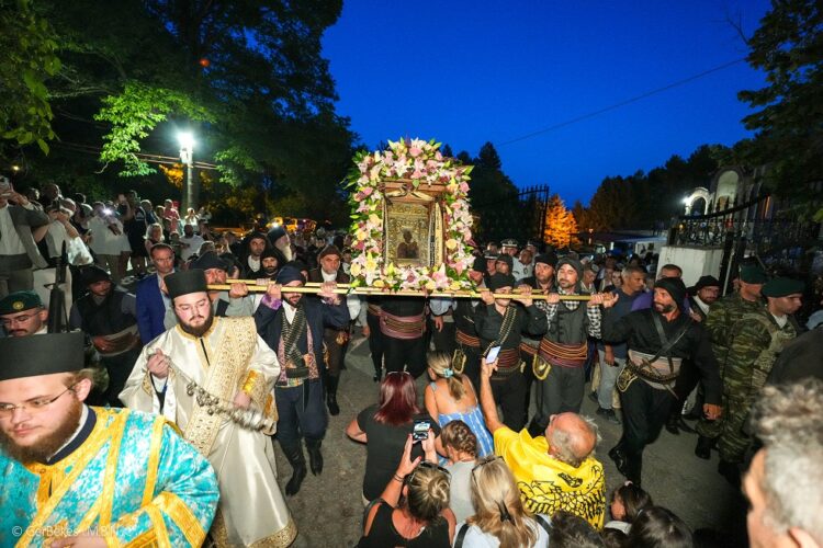 Πολυαρχιερατικός Εσπερινός στην Παναγία Σουμελά στο Βέρμιο