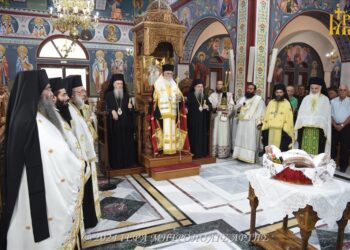 Εσπερινός ονομαστηρίων Μητροπολίτου Άρτης κ. Καλλινίκου