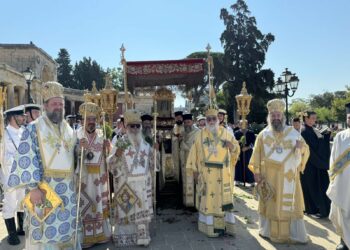 ΛΙΤΑΝΕΙΑ ΤΟΥ ΣΚΗΝΩΜΑΤΟΣ ΤΟΥ ΑΓΙΟΥ ΣΠΥΡΙΔΩΝΟΣ ΣΤΗΝ ΚΕΡΚΥΡΑ