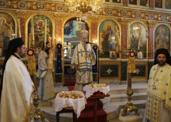 Ἀπόδοση ἑορτῆς Κοιμήσεως Θεοτόκου στήν Παλαοπαναγιά Ναυπάκτου καί στόν Πλάτανο Ναυπακτίας