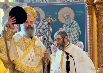 Χειροτονία νέου Πρεσβυτέρου από τον Αρχιεπίσκοπο Αυστραλίας Μακάριο