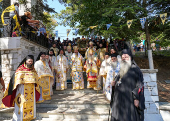 Πολυαρχιερατικό Συλλείτουργο στην Παναγία Σουμελά στο Βέρμιο
