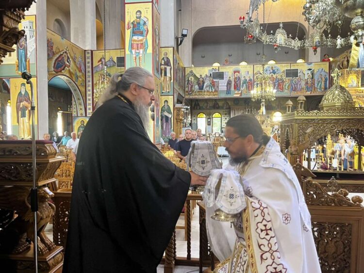 Η απόδοση της εορτής της Κοιμήσεως της Θεοτόκου στη Λάρισα