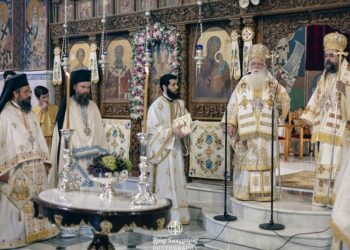 Λαμπρή η πανήγυρις της Μεταμορφώσεως στον Βόλο