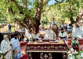 Κοσμοσυρροή στην πανήγυρη της Παναγίας Ξενιάς