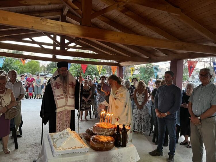 Ο Μητρ. Λαρίσης στον Εσπερινό στο Ιερό Παρεκκλ. Κοιμήσεως Θεοτόκου Ζαππείου