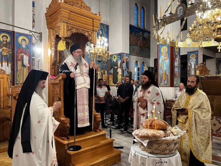 Ο Πανηγυρικός Εσπερινός του Αγίου Κοσμά του Αιτωλού στις Ελευθερές Λαρίσης