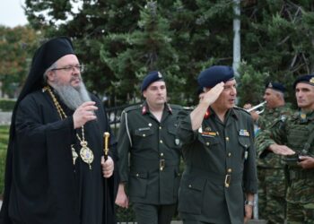 Πανηγυρικός Εσπερινός στον Ιερό Ναό Μεταμορφώσεως του Σωτήρος, εντός της 1ης Στρατιάς